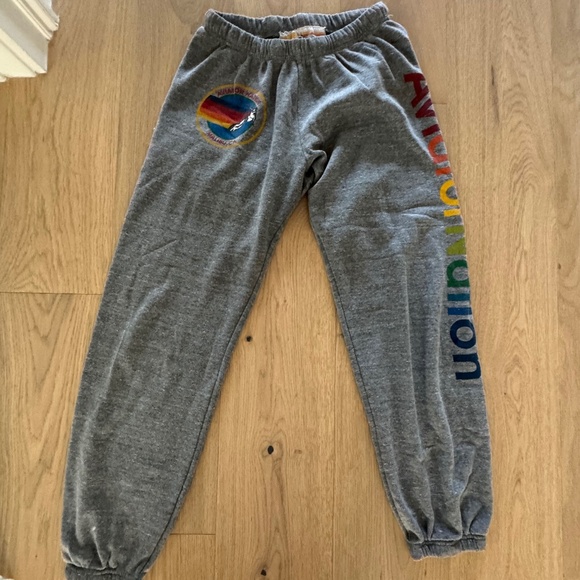 Aviator Nation athletic grey joggers in L - Picture 1 of 7
